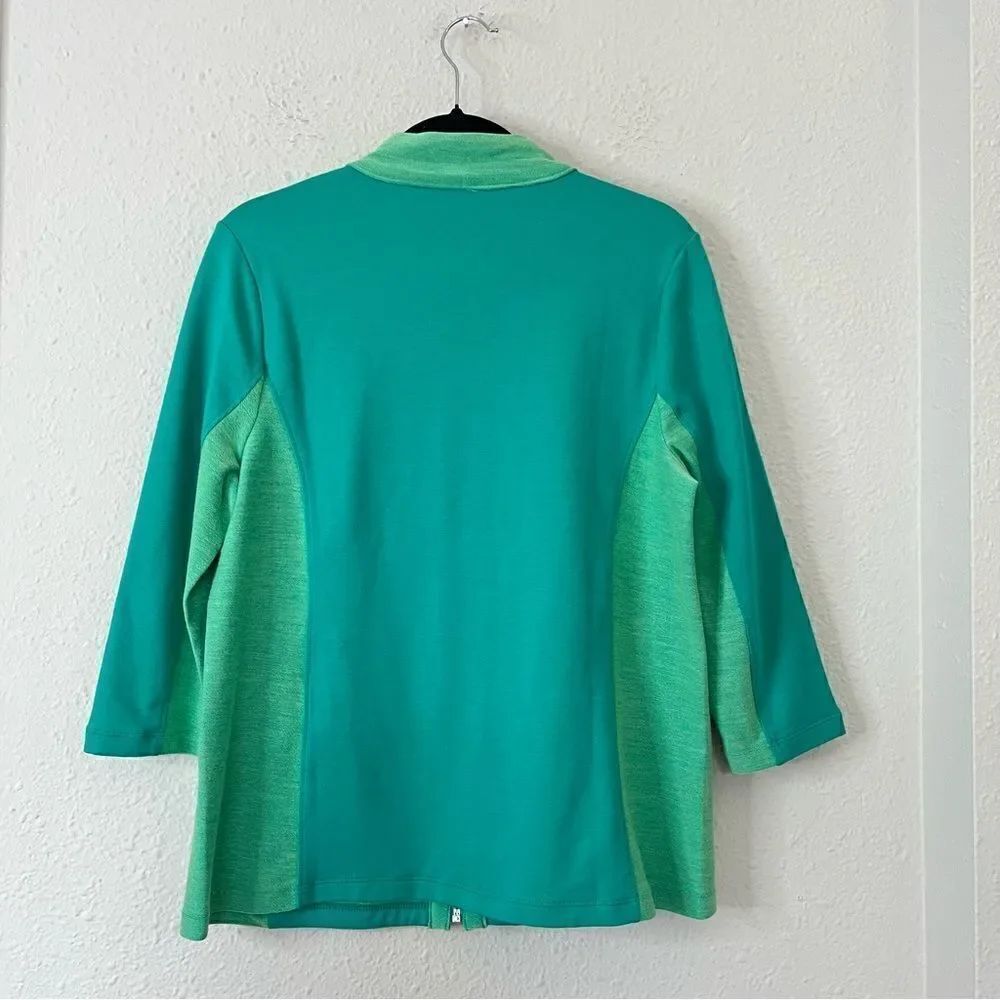 Chico's Weekends Color Twist Zip-Front Jacket - Picture 5 of 6